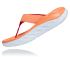 Hoka ORA Recovery Flip Orange/Weiss Damen  1117910-LGBT