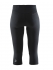 Craft Prime capri 3/4 Laufhose Schwarz Damen  1903179-9999