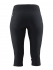 Craft Pure capri 3/4 Laufhose Schwarz/Silber Damen Kopie  1903326-9999VOOR