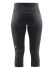 Craft Devotion capri 3/4 Laufhose Schwarz Damen  1903968-9999