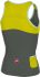 Castelli Solare ärmellos Top Grau/Gelb Fluo Damen  17064-089