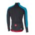 Castelli Trasparente 4 Radtrikot lange Ärmel Anthrazit/Blau Herren  17509-986