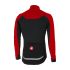 Castelli Sfida Radtrikot lange Ärmel Schwarz/Rot Herren  17510-231