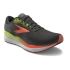 Brooks Ghost 16 Laufschuhe Narrow Schwarz/Mandarin Rot/Grun Herren  1104181B049