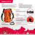 BTTLNS Tethys 2.0 Rucksack Schwimmboje 35 liter Orange  0423007-034