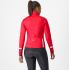 Castelli Dinamica 2 fietsjack lange mouw Hibiscus/Weiss Reflex dames  4522542-081