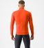 Castelli Entrata Langarm Radjacke Brilliant Orange/Silver Herren  4523508-034