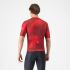 Castelli vortice jersey kurzarmtrikot rot herren  4525016-023