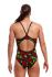 Funkita Black Rose diamond back Badeanzug Damen  FKS033L71942