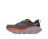 Hoka Bondi 8 Wide Laufschuhe Grau/Rot Herren  1127953-ACTL