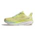 Hoka Clifton 9 Laufschuhe Gelb Damen  1127896-CGSO