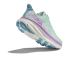 Hoka Clifton 9 wide Laufschuhe Grun/Lila Damen  1132211-SOLM