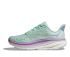 Hoka Clifton 9 wide Laufschuhe Grun/Lila Damen  1132211-SOLM