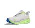 Hoka Clifton 9 wide Laufschuhe Weiss/Grun Herren  1132210-STLC