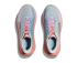 Hoka Mach 6 Laufschuhe Grau/Rosa/Orange Damen  1147810-ISK