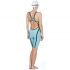 Arena Powerskin Carbon-Flex VX open back Badeanzug Hellblau Damen  AR2A584-805