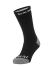 Sealskinz Briston All weather mid Radsocken mit Hydrostop Schwarz/Grau  11124215-0101