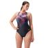 Speedo eco+ print Badeanzug Schwarz/Rot damen  1244517543