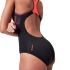 Speedo eco+ placem laneback Schwarz/Violett damen  00305417546