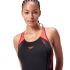 Speedo eco+ placem laneback Schwarz/Violett damen  00305417546