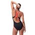 Speedo eco+ placem laneback Schwarz/Violett damen  00305417546